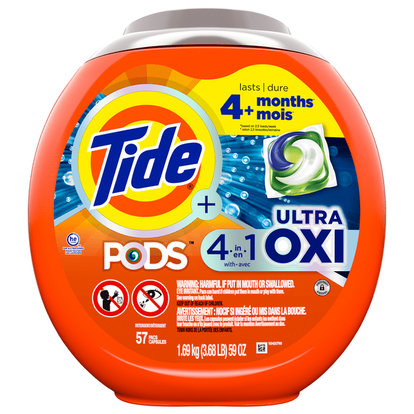 Save on Tide Pods 4in1 Ultra Oxi Laundry Detergent Soap Packs Order