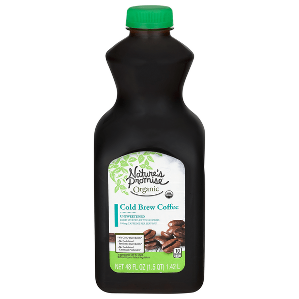 Save on Nature's Promise Organic Cold Brew Coffee Unsweetened Order