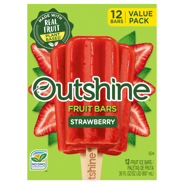 Save on Outshine Fruit Bars Strawberry 12 ct Order Online Delivery