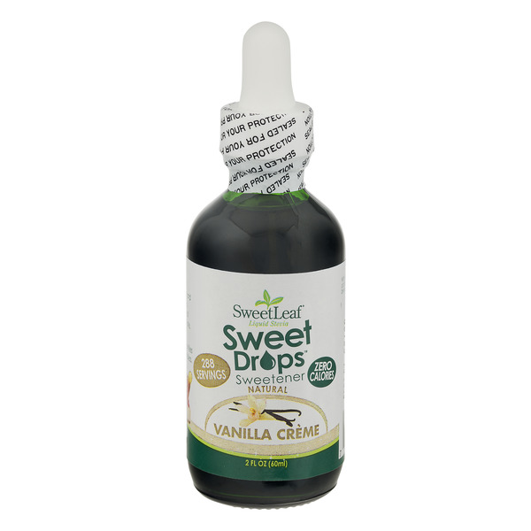 Save on Sweet Leaf Sweet Drops Liquid Stevia Sweetener Vanilla Creme