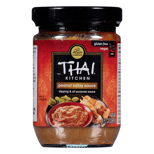 Save on Thai Kitchen Peanut Satay Sauce Mild Gluten Free Vegan Order