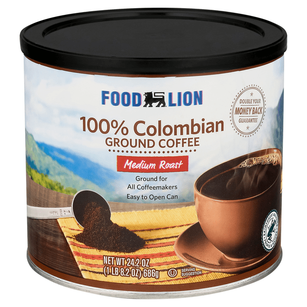 Save on Food Lion 100 Colombian Medium Roast Coffee (Ground) Order