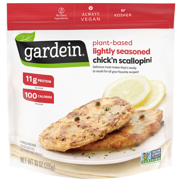 Save on Gardein PlantBased Chick'n Scallopini Lightly Seasoned Order