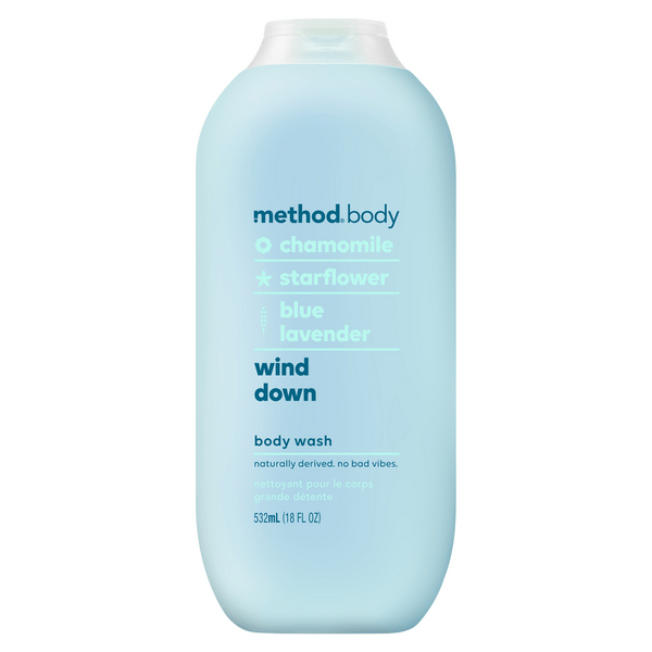Save on Method Body Wash Wind Down Chamomile Starflower Blue Lavender