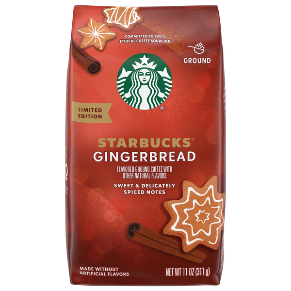 Save on Starbucks Limited Edition Gingerbread Flavored Ground Coffee
