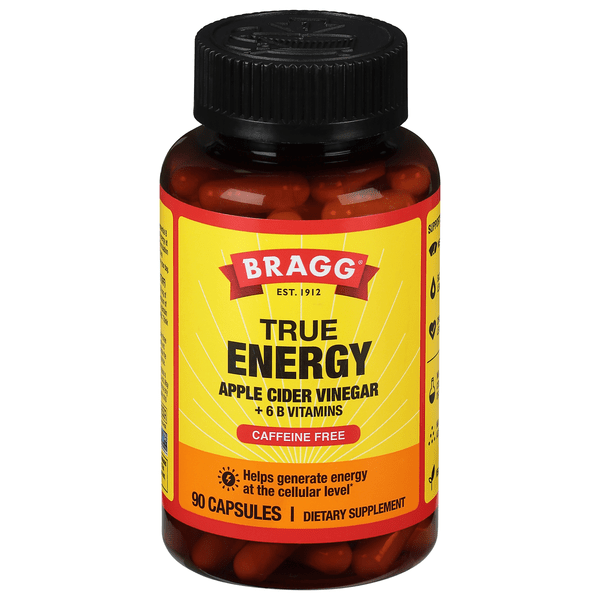 Save on Bragg True Energy Apple Cider Vinegar Capsules Order Online