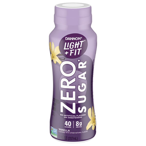Save on Dannon Light + Fit Zero Sugar Vanilla Yogurt Drink Order Online