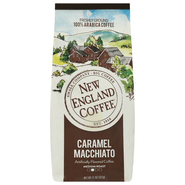 Save on New England Coffee Caramel Macchiato Medium Roast (Ground