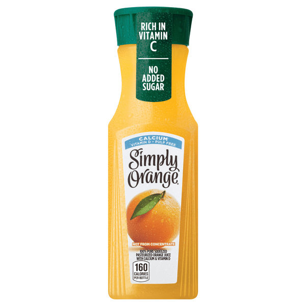 Save on Simply Orange Juice Calcium & Vitamin D Pulp Free Order Online