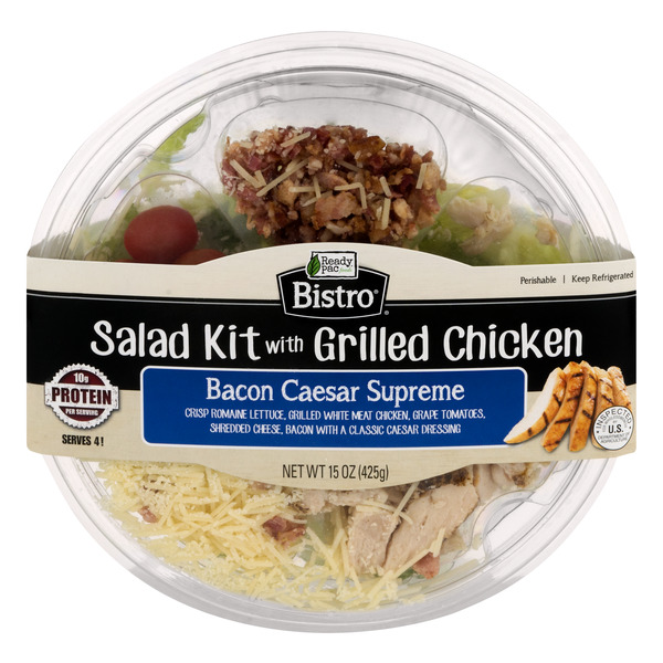 Save on Ready Pac Bistro Salad Kit with Grilled Chicken Bacon Caesar