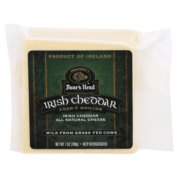 Save on Boar's Head Irish Cheddar Cheese Aged 9 Months All Natural