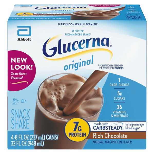 Save on Glucerna Snack Shake Rich Chocolate 4 pk Order Online