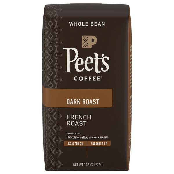 Save on Peet's Coffee French Roast Dark Roast (Whole Bean) Order Online
