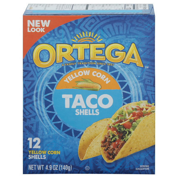Save on Ortega Taco Shells Yellow Corn 12 ct Order Online Delivery