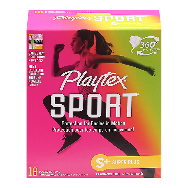Save on Playtex Sport Plastic Tampons Super Plus Unscented Order Online Delivery Stop & Shop