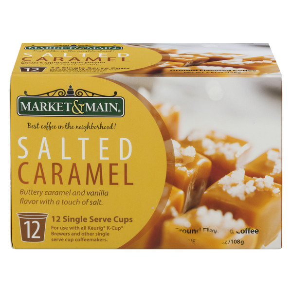 Save on Market & Main Ground Coffee Salted Caramel KCups Order Online