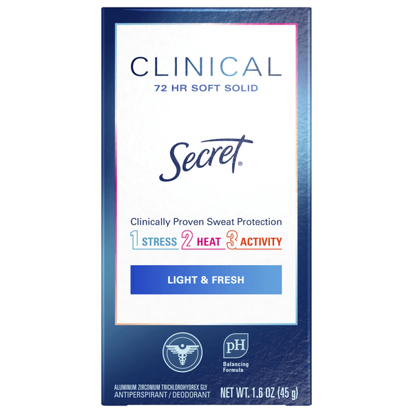 Save on Secret Clinical Antiperspirant Deodorant Light & Fresh Scent