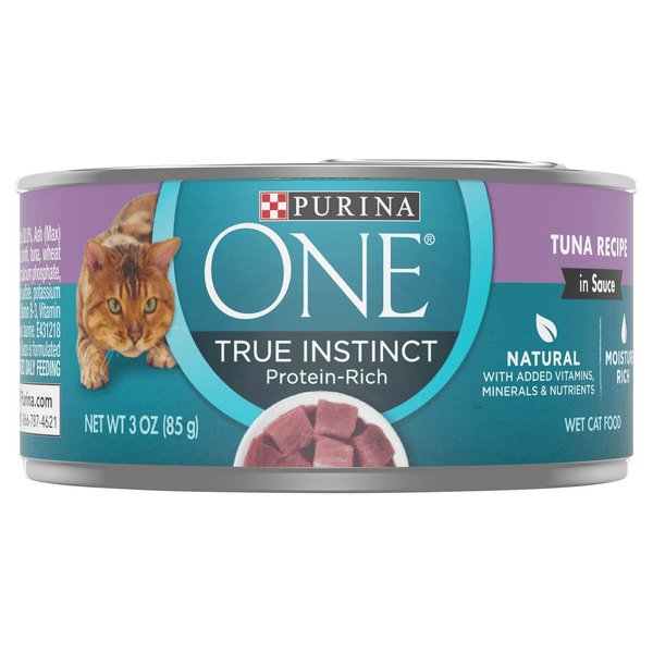 Save on Purina ONE True Instinct ProteinRich Wet Cat Food Tuna Recipe