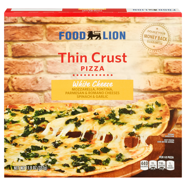 Save on Food Lion Crispy Thin Crust Pizza White Cheese Order Online