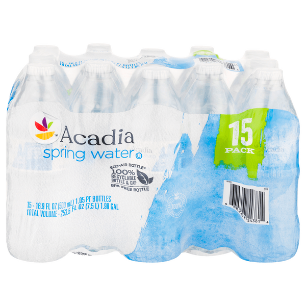 Save on Stop & Shop Acadia Spring Water Natural 15 pk Order Online