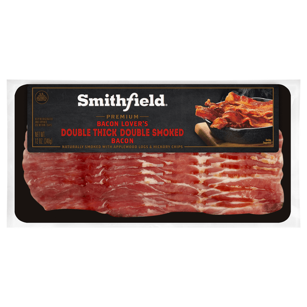 Save on Smithfield Bacon Lover's Double Thick Double Smoked Order Online Delivery Giant