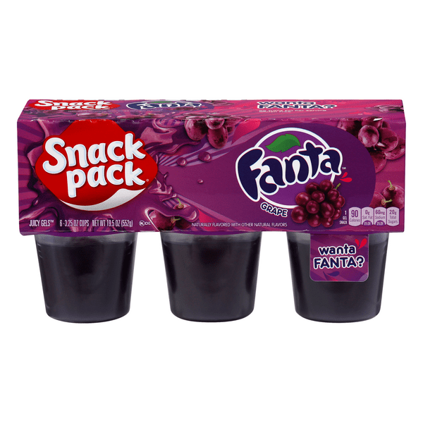 Save on Snack Pack Juicy Gels Fanta Grape 6 ct Order Online Delivery