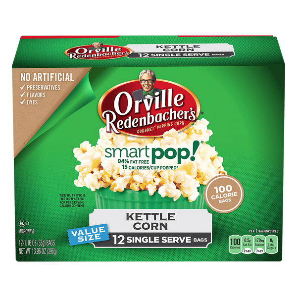 Save on Orville Redenbacher's SmartPop! Kettle Corn Single Serve Microwave Popcorn Order Online