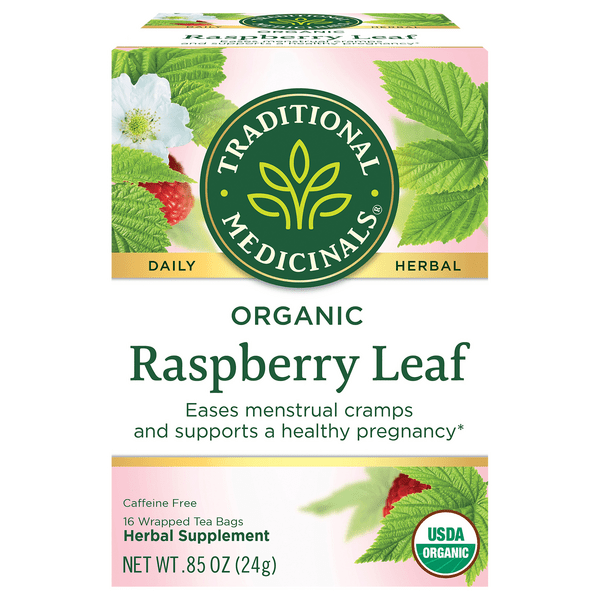 Save on Traditional Medicinals Raspberry Leaf Herbal Tea Bags Organic