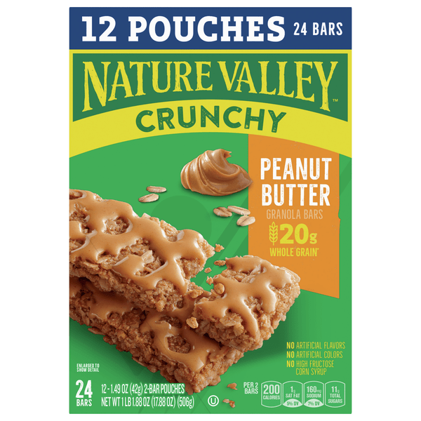Save on Nature Valley Crunchy Granola Bars Peanut Butter 12 ct Order