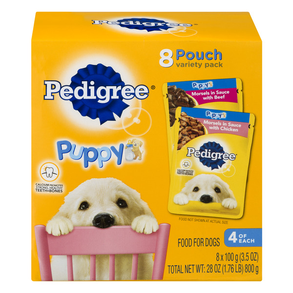 Save on Pedigree Wet Puppy Food Variety Pack 8 ct Order Online