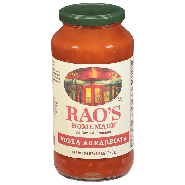 Save on Rao's Homemade Vodka Arrabbiata Pasta Sauce All Natural Order