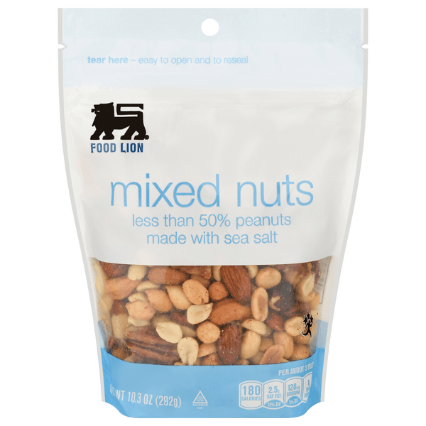 Save on Food Lion Mixed Nuts with less than 50 Peanuts Made with Sea