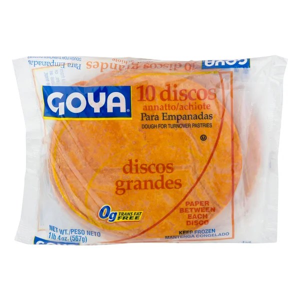 Save on Goya Pastry Dough (Discos) Empanada Yellow Frozen 10 ct Order