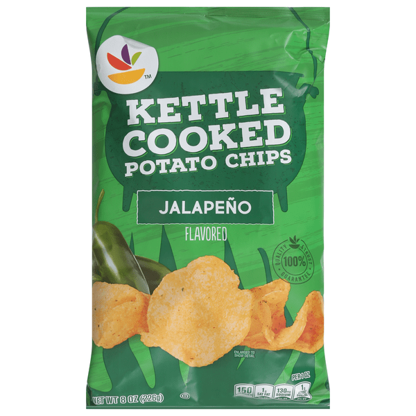 Save on Stop & Shop Kettle Cooked Jalapeno Flavored Potato Chips Order Online Delivery Stop & Shop