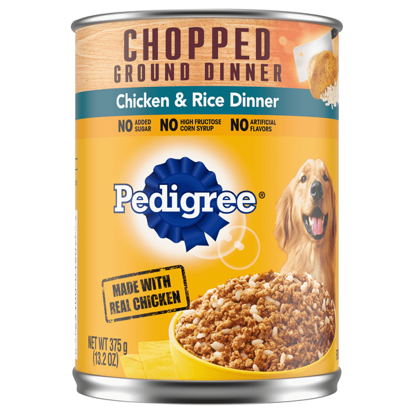 Save on PEDIGREE Chopped Ground Dinner Chicken & Rice Adult Wet Dog