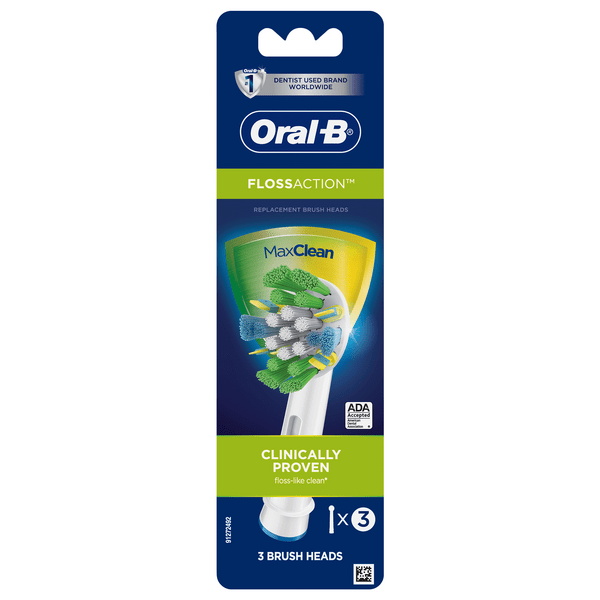 Save on OralB Professional Floss Action Replacement Brush Heads Order
