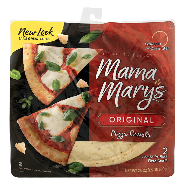 Save on Mama Mary's Pizza Crusts Original 2 ct Order Online Delivery