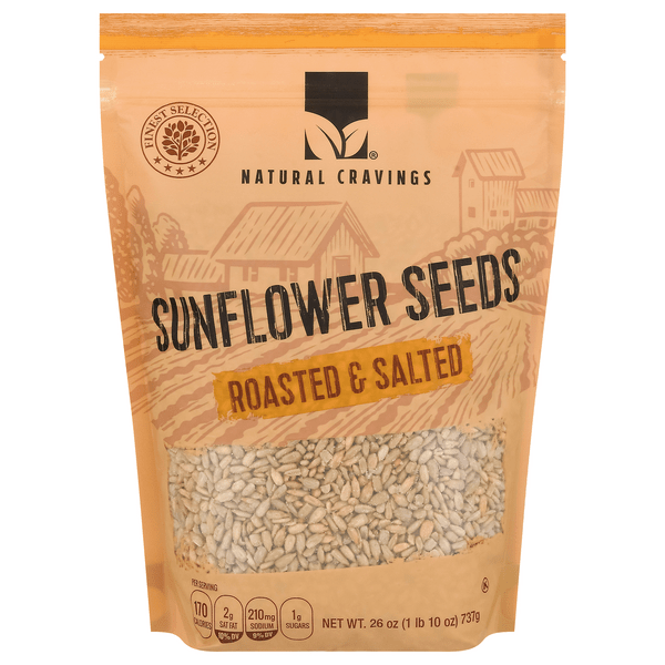 Save on Natural Cravings Sunflower Seeds Roasted & Salted Order Online