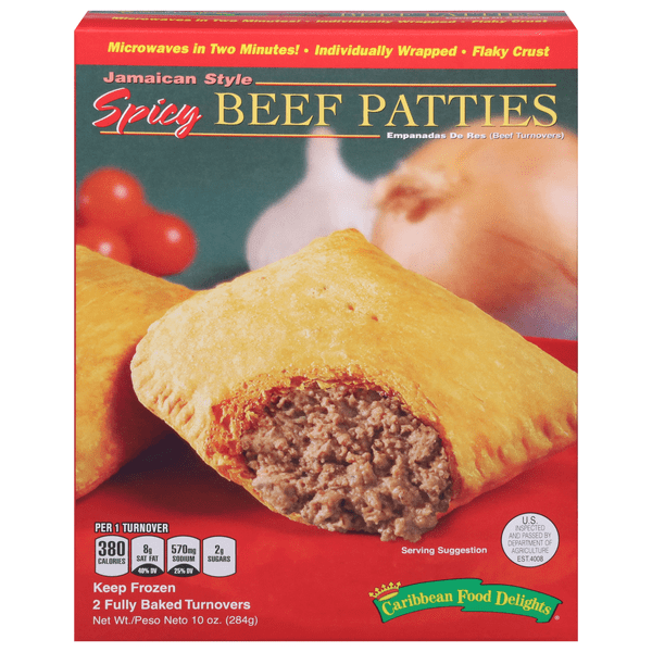 Save on Caribbean Food Delights Jamaican Style Spicy Beef Patties 2