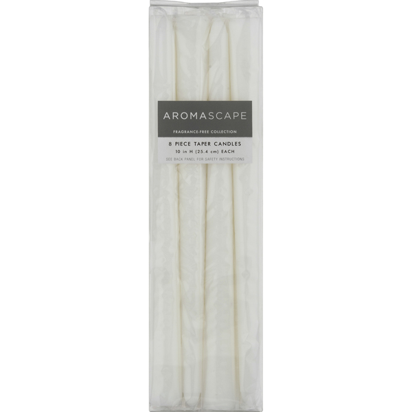 Save on Aromascape Taper Candles Fragrance Free 10 Inch Order Online