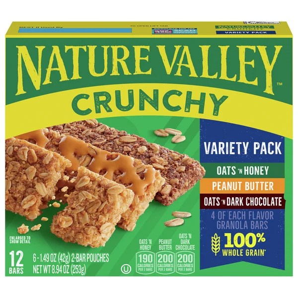 Save on Nature Valley Crunchy Granola Bars Variety Pack 12 ct Order Online Delivery Stop & Shop
