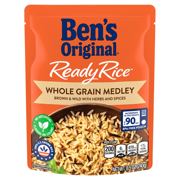 Save on Ben's Original 90 Second Ready Rice Whole Grain Medley Brown