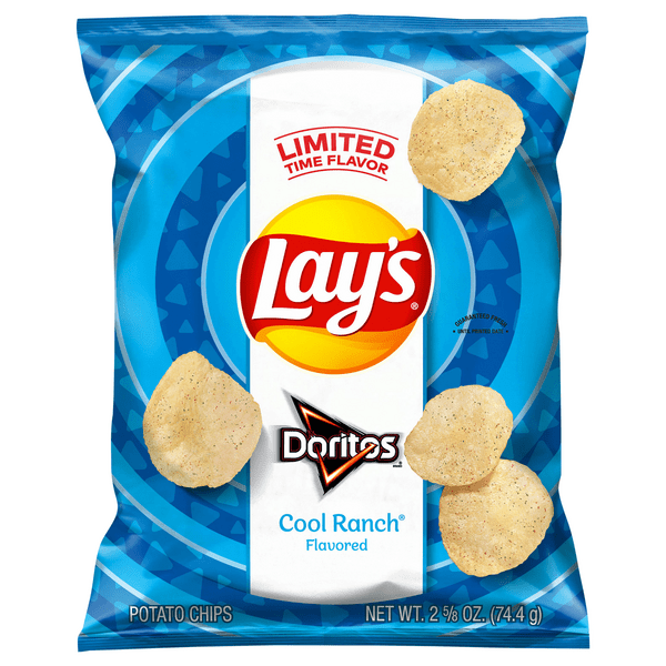 Save on Lay's Potato Chips Doritos Cool Ranch Flavored Order Online