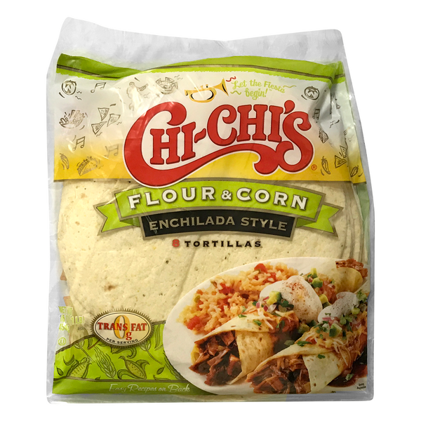 Save on CHICHI'S Enchilada Style Flour & Corn Tortillas 8 ct Order
