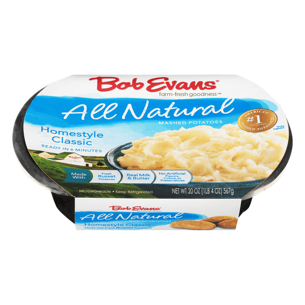 Save on Bob Evans Mashed Potatoes Homestyle Classic All Natural Order