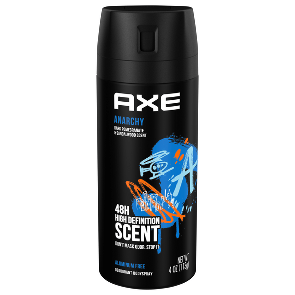 Save on AXE Men's Body Spray Deodorant Anarchy Dark Pomegranate