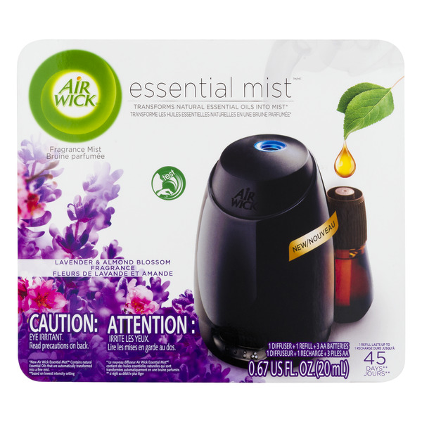 Save on Air Wick Essential Mist Diffuser and Refill Lavender & Almond