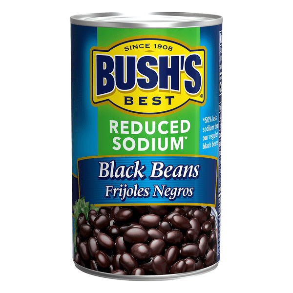 Save on Bush's Best Black Beans Reduced Sodium Order Online Delivery