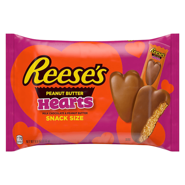 Save on Reese's Hearts Milk Chocolate & Peanut Butter Cups Valentine's