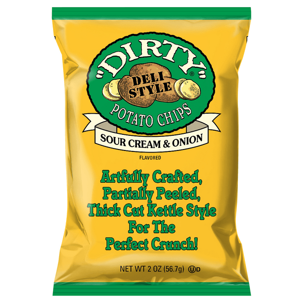 Save on Dirty Kettle Cooked Potato Chips Sour Cream & Onion All Natural